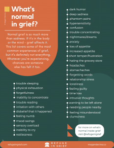 What’s “normal” in grief?